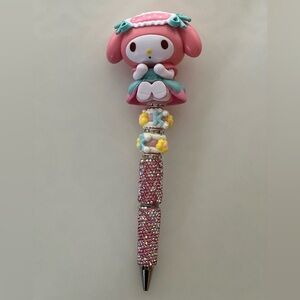 My Melody handmade rhinestone pen